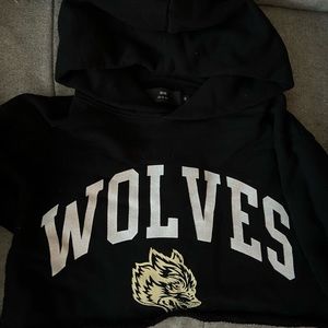 Darc Sport She Cropped Hoodie Color Black Size Small